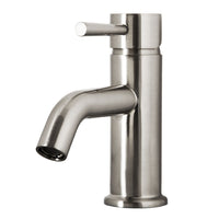 Thumbnail for Virtu USA PS-401-BN Biezi Brushed Nickel Single Handle Faucet Bathroom Faucet Virtu USA 
