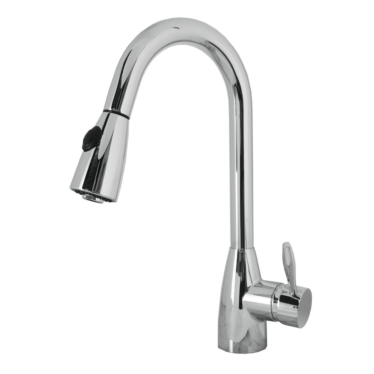 Virtu USA PSK-1001-PC Neptune Polished Chrome Single Handle Faucet Kitchen Faucet Virtu USA 