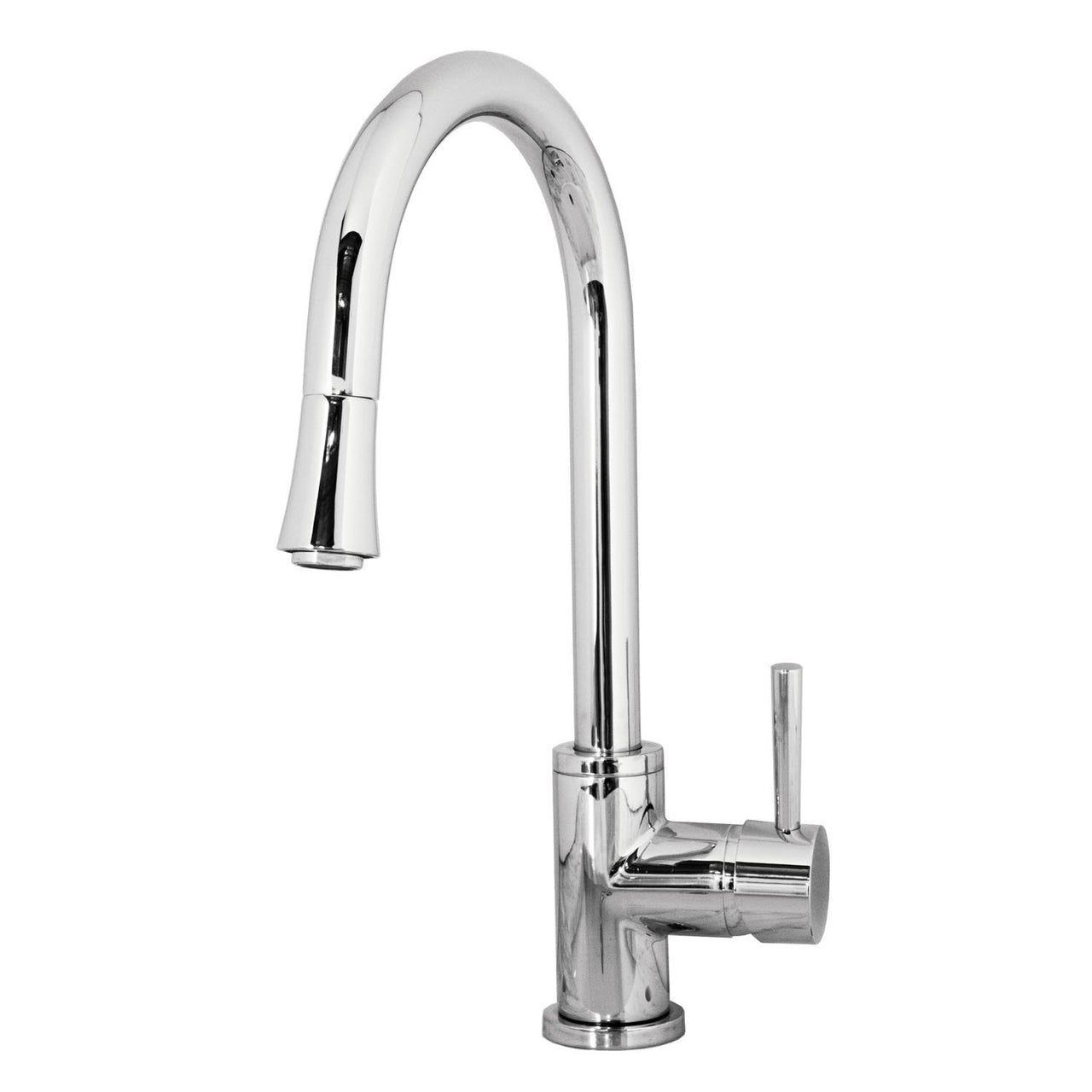 Virtu USA PSK-1003-PC Sedna Polished Chrome Single Handle Faucet Kitchen Faucet Virtu USA 