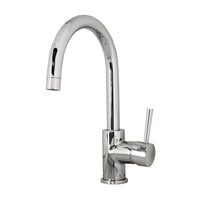Thumbnail for Virtu USA PSK-801-PC Keplen Polished Chrome Single Handle Faucet Kitchen Faucet Virtu USA 
