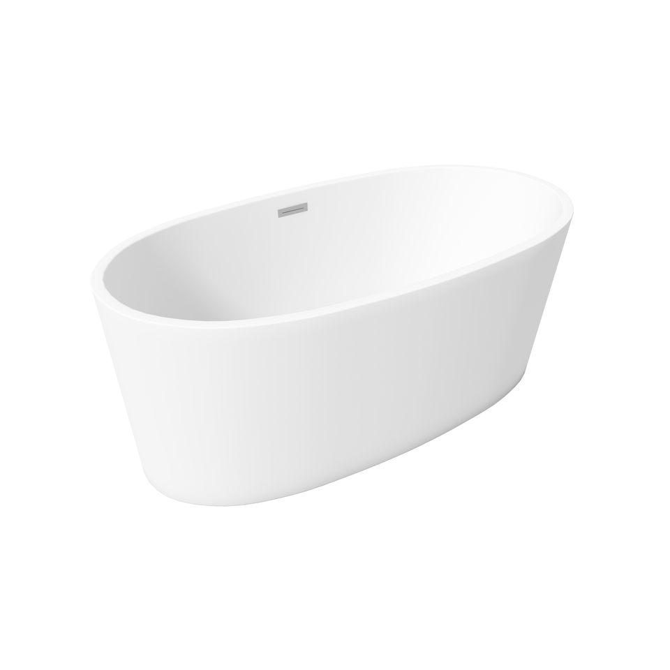 Latoscana Perlato Firenze 59" Freestanding Soaker Tub bathtub and showerhead faucet systems Latoscana 