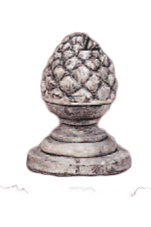 Pineapple Fineal Cast Stone Outdoor Asian Collection Accessories Tuscan 