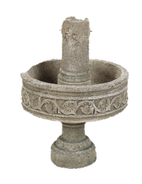 Thumbnail for Pompeii Column Cast Stone Outdoor Garden Fountains Fountain Tuscan 