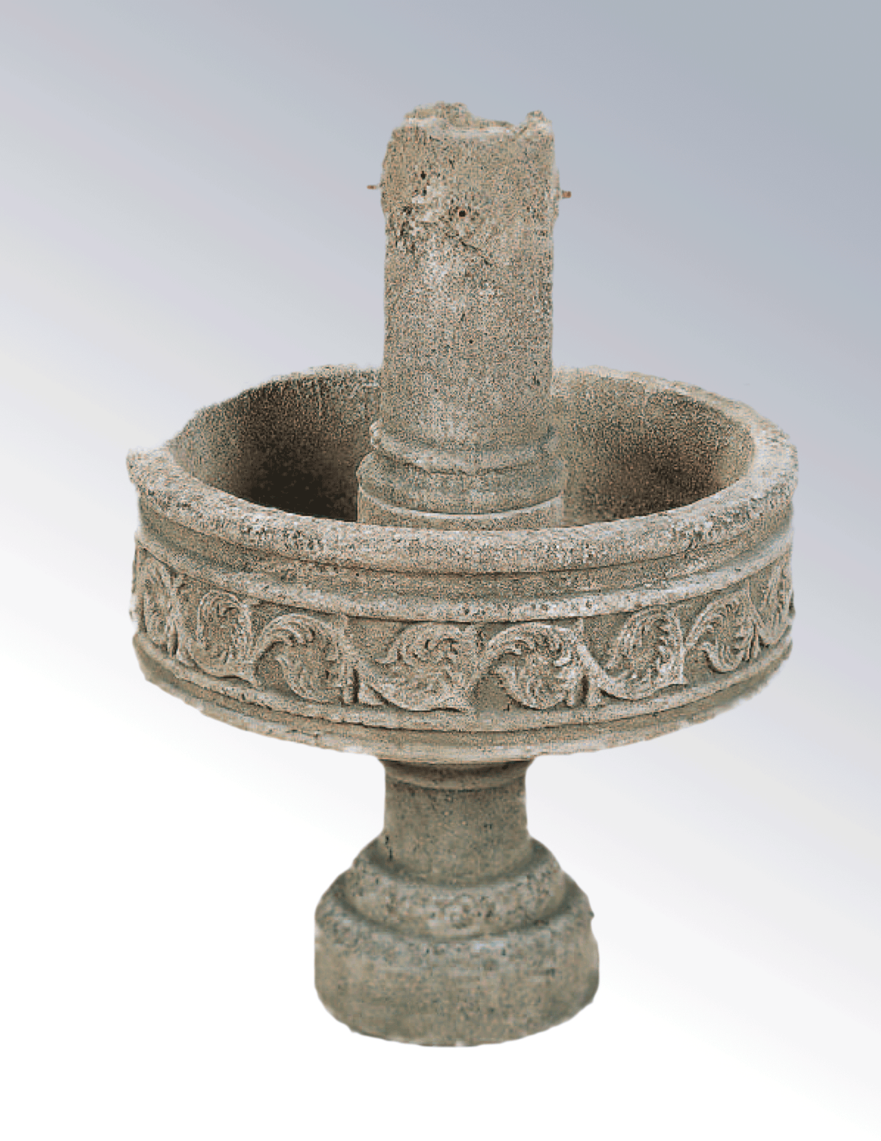 Pompeii Column Cast Stone Outdoor Garden Fountains Fountain Tuscan 