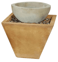 Thumbnail for Prima Outdoor Cast Stone Garden Bowl Fountain Fountain Tuscan 