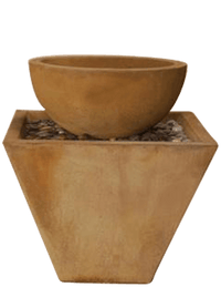 Thumbnail for Prima Outdoor Cast Stone Garden Bowl Fountain Fountain Tuscan 