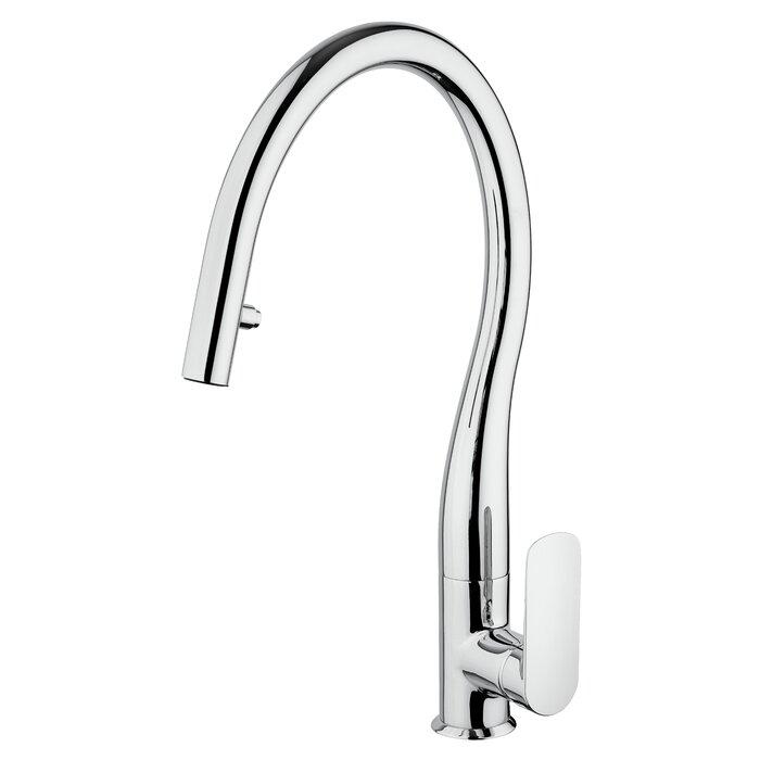 Single handle pull-down spray kitchen faucet Kitchen Faucet lastoscana Chrome 