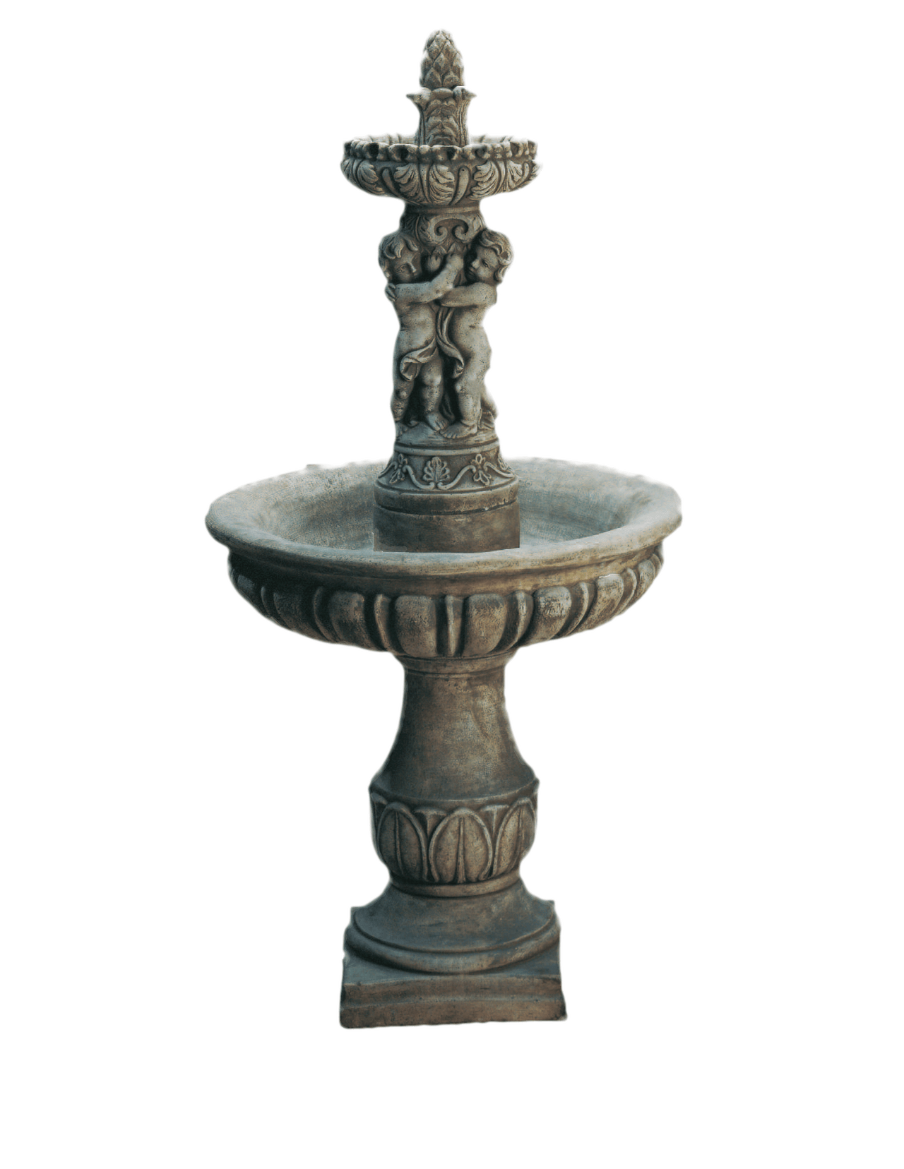 Putti Cast Stone Outdoor Fountain Fountain Tuscan 