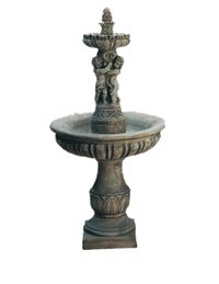 Thumbnail for Putti Cast Stone Outdoor Fountain Fountain Tuscan 