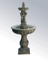 Thumbnail for Putti Cast Stone Outdoor Fountain Fountain Tuscan 