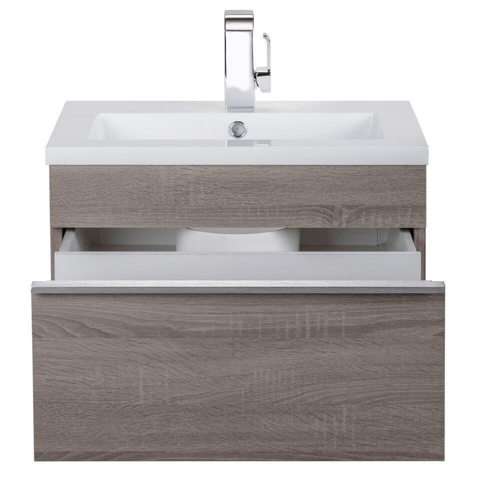 Trough Collection 24" Wall Mount Modern Bathroom Vanity - Dorato By Cutler Cutler Kitchen & Bath Vanity 