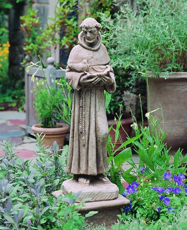 St. Francis w/shell Statuary Statuary Campania International 