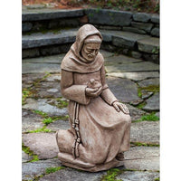 Thumbnail for Campania International Cast Stone Kneeling St. Francis w/Bird Urn/Planter Campania International 