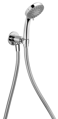 Thumbnail for Latoscana Brass Shower Kit With Joint, Water Outlet, 3-Jets Hand Shower And Cm 175 Silver Flex Flexible Hose Chrome bathtub and showerhead faucet systems Latoscana 