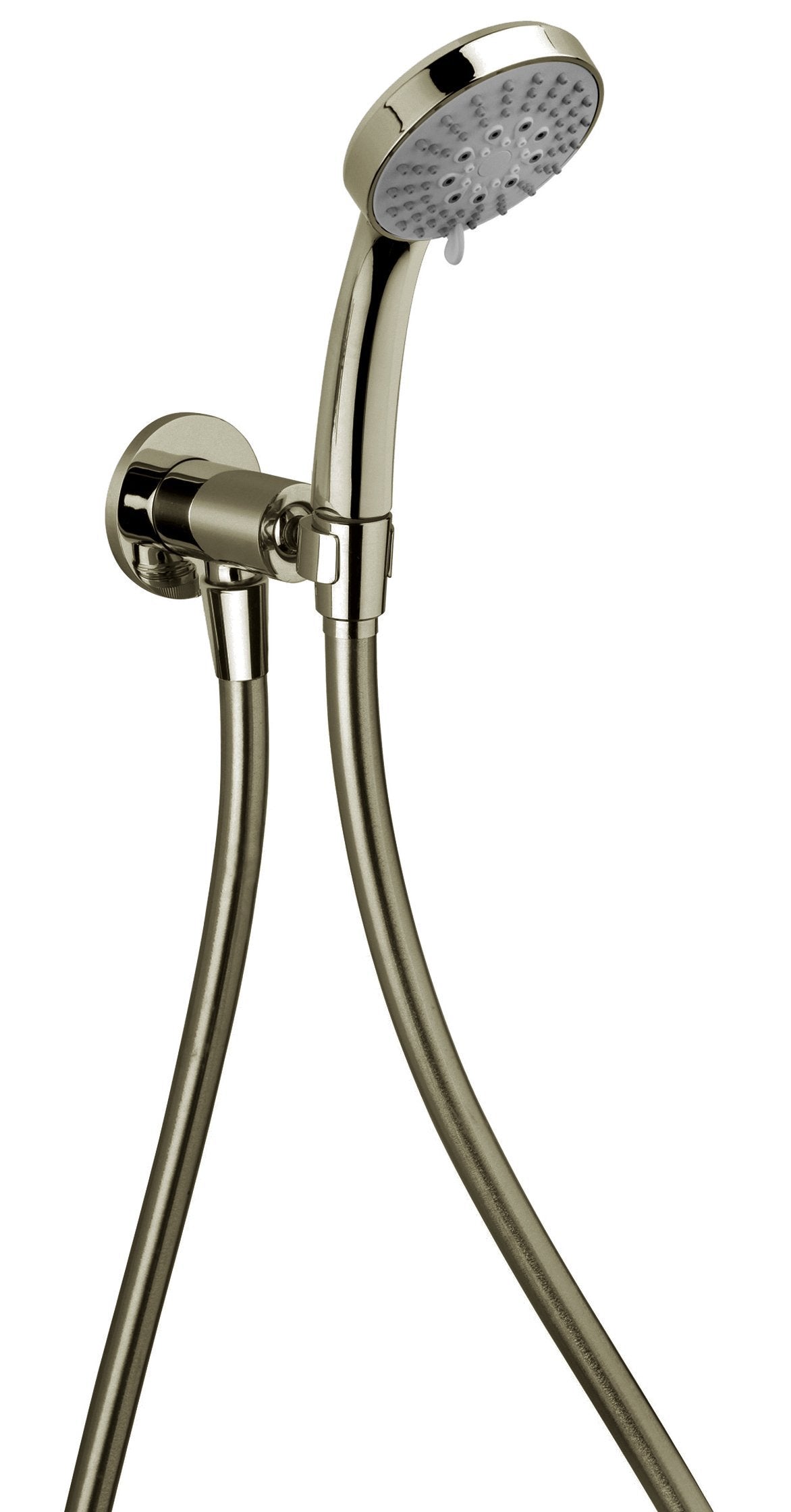 Latoscana Brass Shower Kit With Joint, Water Outlet, Brushed Nickel bathtub and showerhead faucet systems Latoscana 