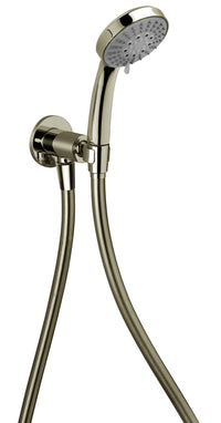 Thumbnail for Latoscana Brass Shower Kit With Joint, Water Outlet, Brushed Nickel bathtub and showerhead faucet systems Latoscana 