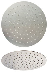 Thumbnail for Latoscana RDPW75908 Anti-Limestone Ultra-Thin Shower Head In Stainless Steel Brushed Nickel Shower Head Latoscana 