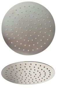 Thumbnail for Latoscana RDPW75912 Anti-Limestone Ultra-Thin Shower Head In Stainless Steel Brushed Nickel Shower Head Latoscana 