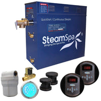 Thumbnail for SteamSpa Royal 10.5 KW QuickStart Acu-Steam Bath Generator Package with Built-in Auto Drain in Oil Rubbed Bronze Steam Generators SteamSpa 