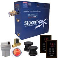 Thumbnail for SteamSpa Royal 12 KW QuickStart Acu-Steam Bath Generator Package with Built-in Auto Drain in Oil Rubbed Bronze Steam Generators SteamSpa 