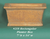 Thumbnail for Rectangular Planter Box Cast Stone Outdoor Garden Planter Planter Tuscan 