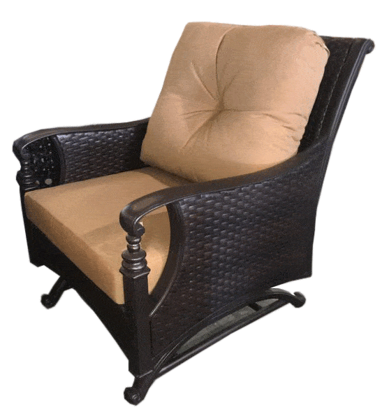 Rockingham Swivel Rocking Club Chair Outdoor Furniture Tuscan 