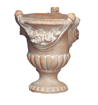 Thumbnail for Rosa Urn Or Table Base Cast Stone Outdoor Garden Planter Planter Tuscan 