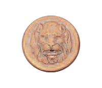 Thumbnail for Round Lion Head Cast Stone Outdoor Asian Collection Wall Ornament Tuscan 