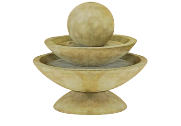 Round Combo Outdoor Cast Stone Garden Fountain Fountain Tuscan 