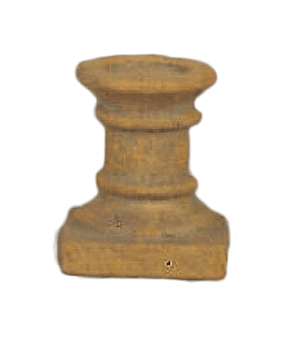Rustico Candleholder Cast Stone Outdoor Asian Collection Wall Ornament Tuscan Short Natural (N) 