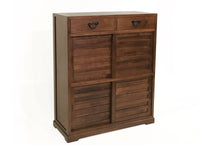 Thumbnail for Shinto Side Cabinet, Classic Walnut Side Cabinet Gingko Tall 