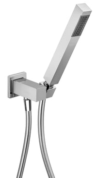 Thumbnail for Latoscana Brass Shower Kit With Joint, Water Outlet, Chrome bathtub and showerhead faucet systems Latoscana 