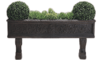 Thumbnail for Santa Inez Planter Box with Legs Cast Stone Outdoor Garden Planter Planter Tuscan 