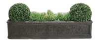 Thumbnail for Santa Inez Planter Box Cast Stone Outdoor Garden Planter Planter Tuscan 