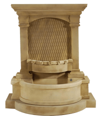 Thumbnail for Savonna Diamond Wall Of Water Wall Outdoor Cast Stone Garden Fountain Fountain Tuscan 