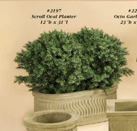 Thumbnail for Scroll Planter Cast Stone Outdoor Garden Planter Planter Tuscan 