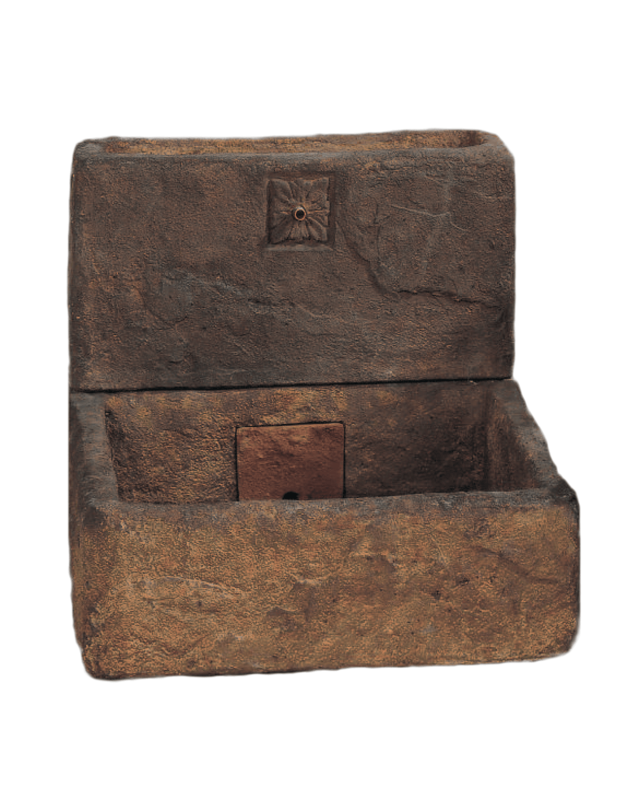 Shallow English Cistern Cast Stone Outdoor Garden Fountains Fountain Tuscan 