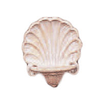 Thumbnail for Shell Shelf Cast Stone Outdoor Asian Collection Accessories Tuscan 