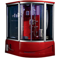 Thumbnail for Maya Bath Siena-Red-Left Steam Shower Steam Shower Maya Bath 