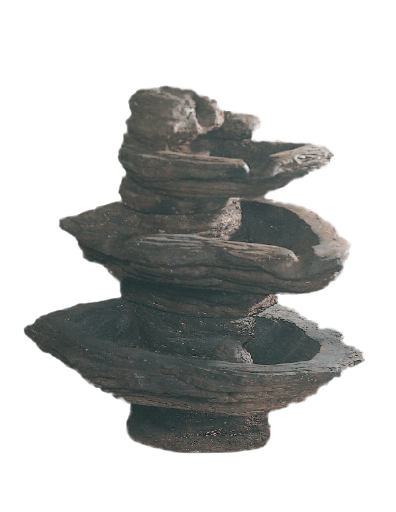Slate Three Tier Cast Sotne Outdoor Garden Fountains Fountain Tuscan 