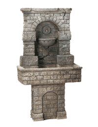 Thumbnail for SPQR Cast Stone Outdoor Garden Fountain with pedestal Fountain Tuscan 