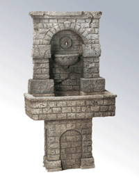 Thumbnail for SPQR Cast Stone Outdoor Garden Fountain with pedestal Fountain Tuscan 