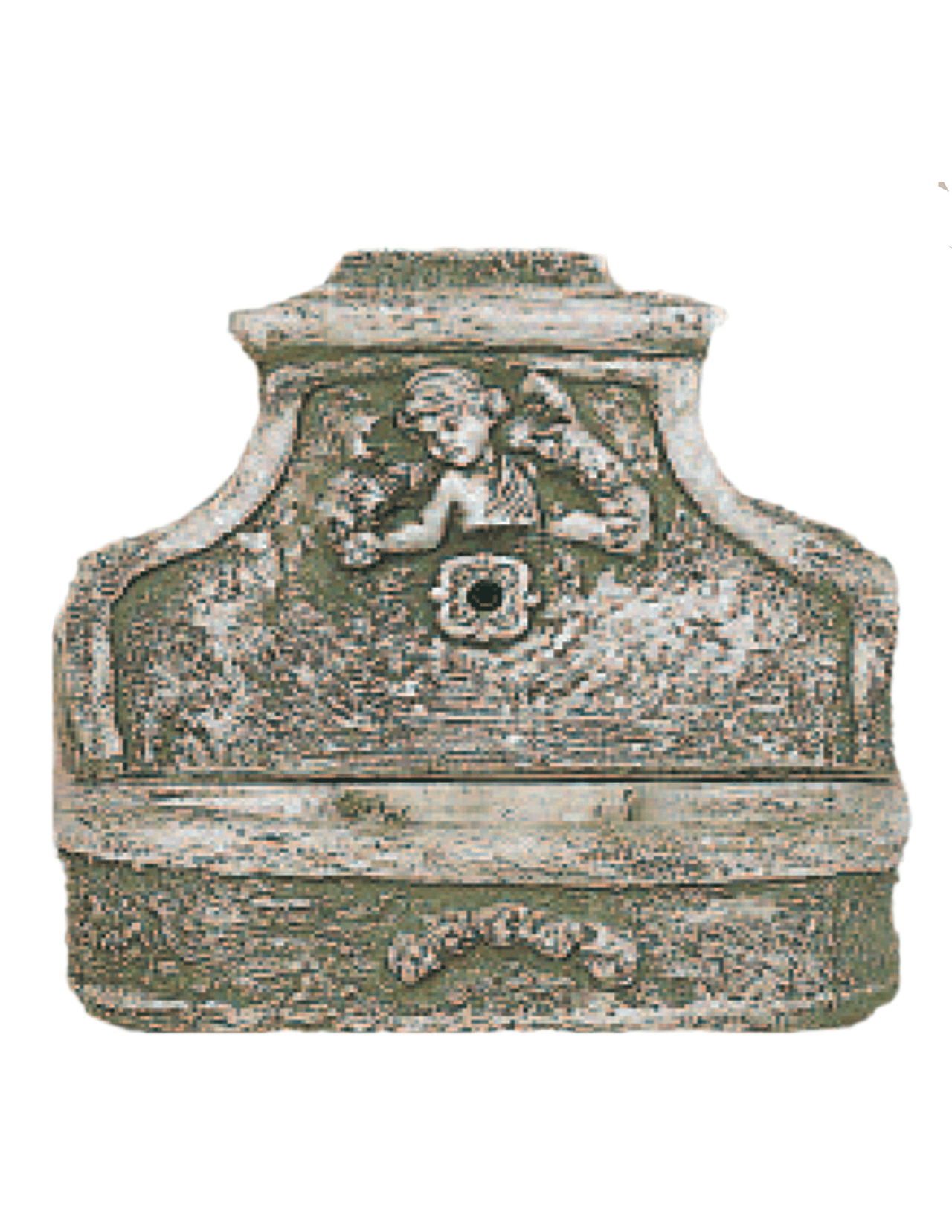 Spring Angel Cast Stone Outdoor Garden Fountain Fountain Tuscan 