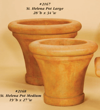 Thumbnail for St. Helena Pot Cast Stone Outdoor Garden Planter Planter Tuscan 