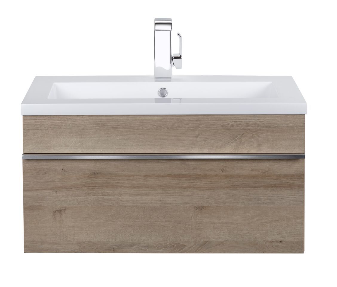 Trough Collection 30" Wall Mount Modern Bathroom Vanity - Organic By Cutler Cutler Kitchen & Bath Vanity 