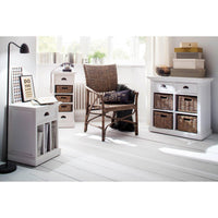 Thumbnail for NovaSolo Halifax T757 Bedside Table with dividers Bedside Table NovaSolo 