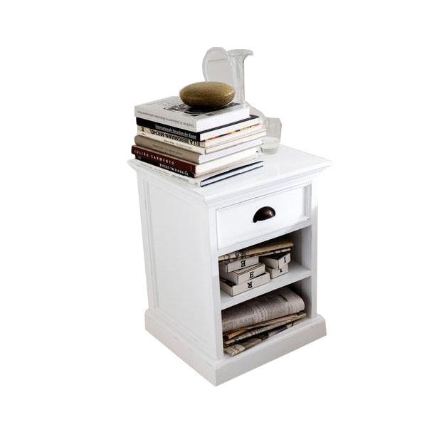 NovaSolo Halifax T764 BedsideTable with shelves Bedside Table NovaSolo 