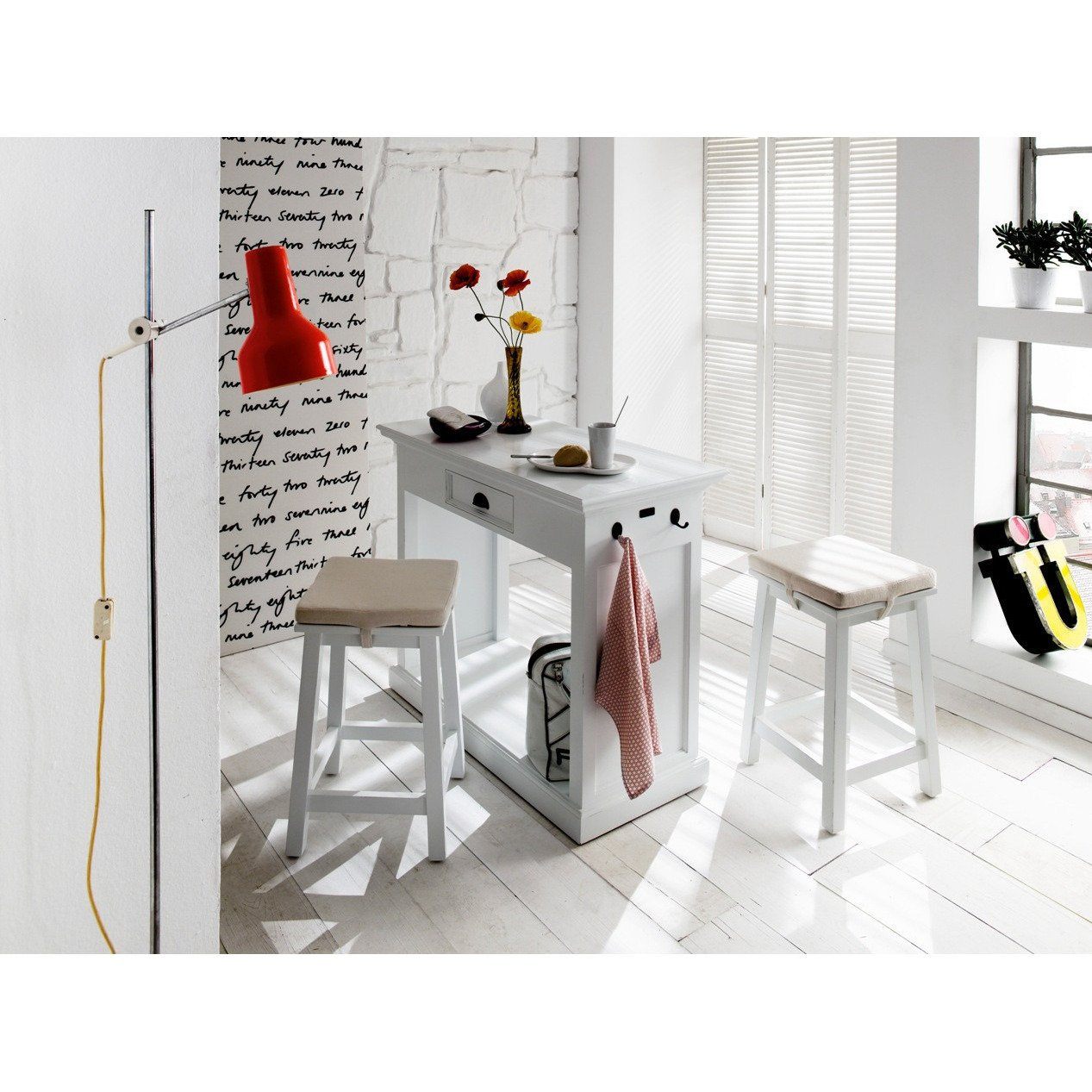 NovaSolo Halifax T767 Kitchen Table Set with stools & cushions Kitchen Table Set NovaSolo 