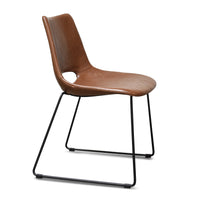Thumbnail for Thompson Dining Chair, PU Leather, Set of 2 Dining Chair Gingko 