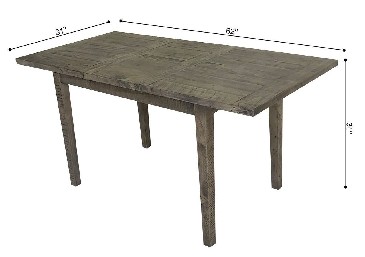 Ashford 62" Reclaimed Wood Rectangular Extension Dining Table Dining Table AndMakers 